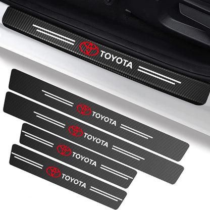 Emblaze - Carbon Fiber Door Sill Protector (Pack of 8)
